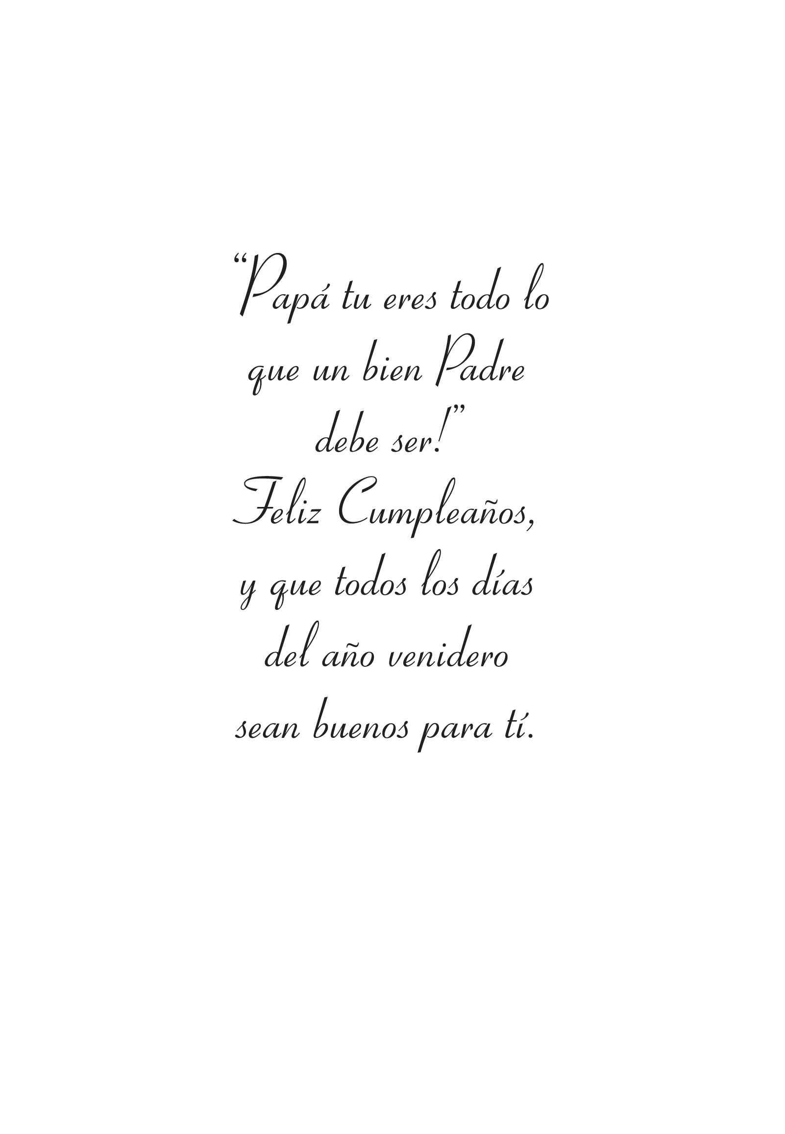 wholesale Spanish Birthday Father greeting card